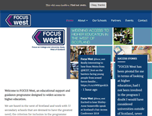 Tablet Screenshot of focuswest.org.uk